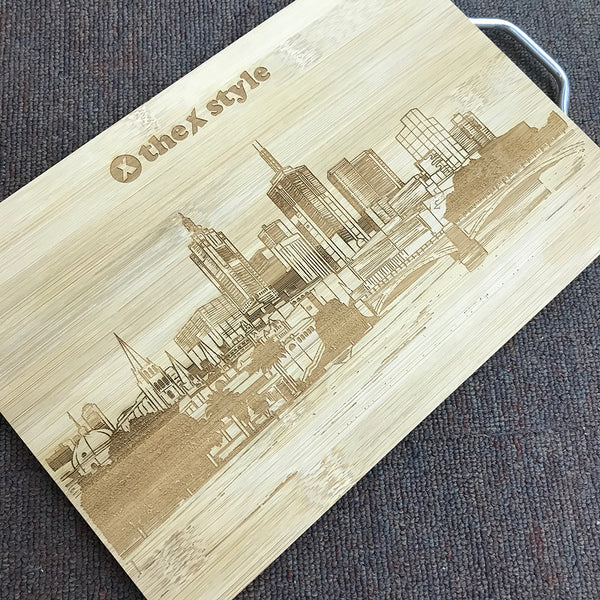Custom bamboo Chop board Printing