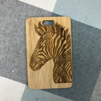 Custom Bamboo Luggage Tag 13