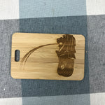 Custom Bamboo Luggage Tag 13