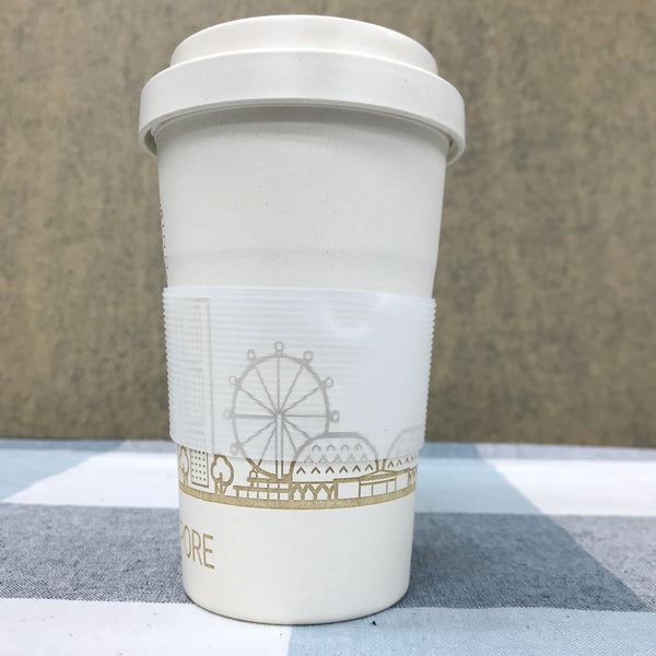 Bamboo fiber cup 02(420 ml, Engraved)