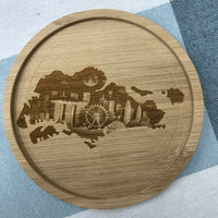 Custom Bamboo Coaster Printing 16