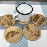 Custom Bamboo Coaster Printing 16