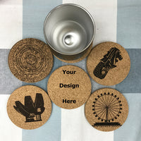 Custom Cork Coaster Printing 03