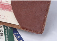 leather passport holder