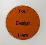 Custom PU Coaster Printing 10a(9cmx9cm)