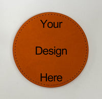 Custom PU Coaster Printing 10a(9cmx9cm)