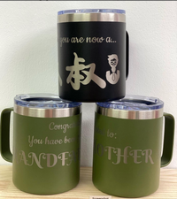 Custom Stainless Steel Coffee Mugs 02(12 Oz)