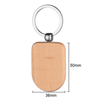 Custom Solid Wood Keychain 31