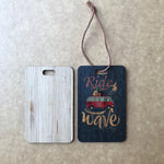 Custom Bamboo Luggage Tag 13