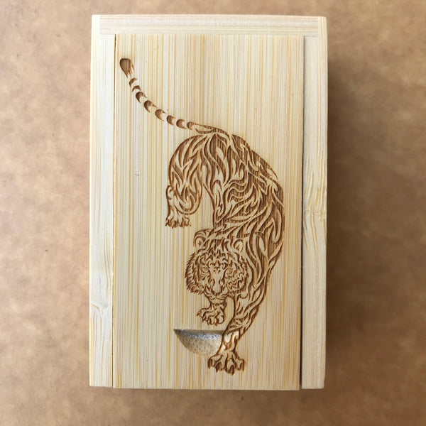 Custom Bamboo thumb drive set 01