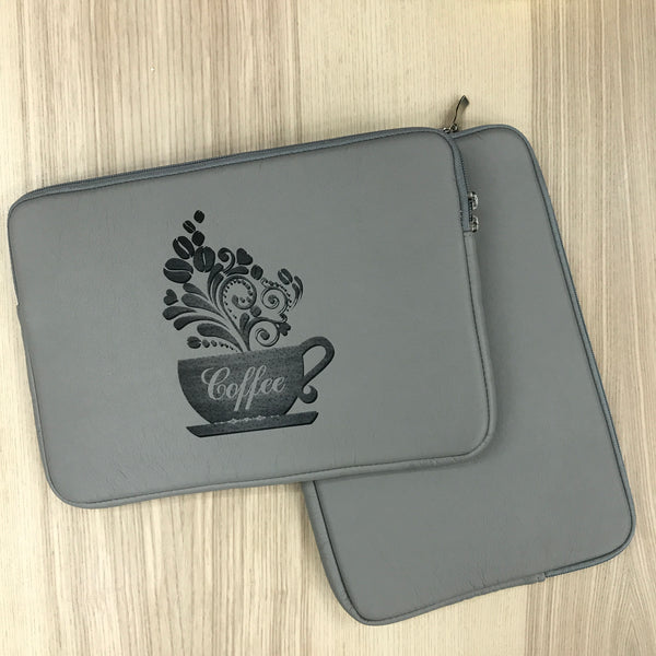 Custom laptop case grey