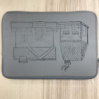 Custom laptop case grey