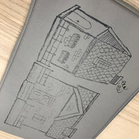 Custom laptop case grey