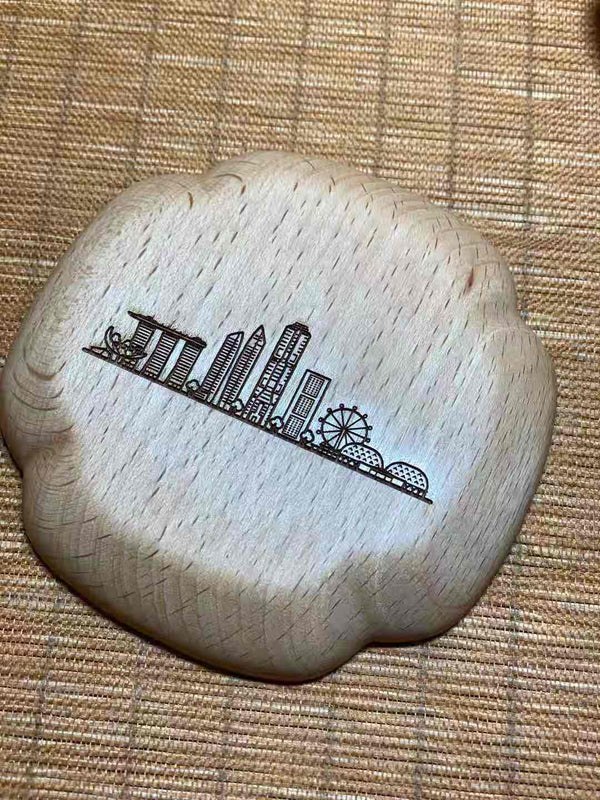Custom Solid Wood Coaster Printing 37