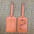 Custom PU Luggage Tag 34a