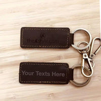 Custom Genuine Leather keychain 01