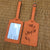 Custom PU Luggage Tag 34a