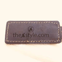 Custom Genuine Leather keychain 01