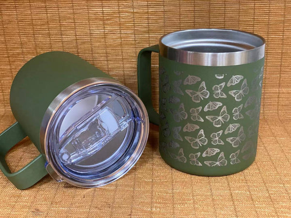 Custom Stainless Steel Coffee Mugs 02(12 Oz)