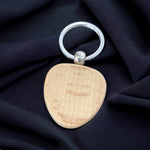 Custom Solid Wood Keychain 36