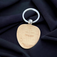 Custom Solid Wood Keychain 36