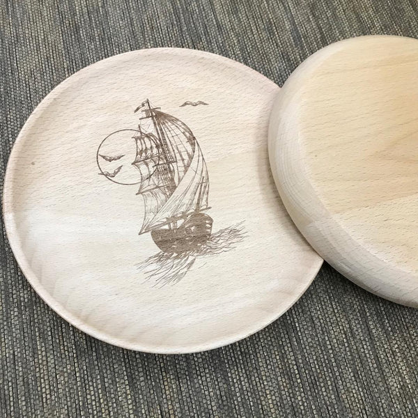 custom solid wood tray 01A(20x20cm)
