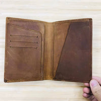 Custom Genuine Leather Passport holder 03