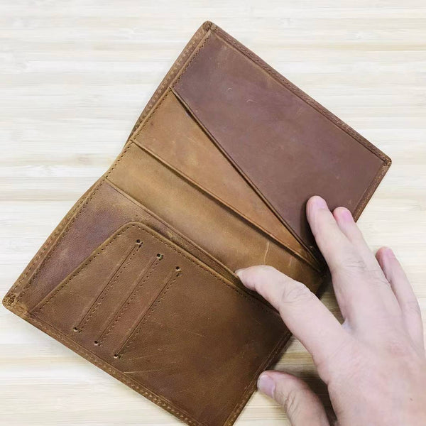 Custom Genuine Leather Passport holder 03