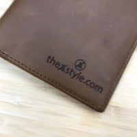 Custom Genuine Leather Passport holder 03