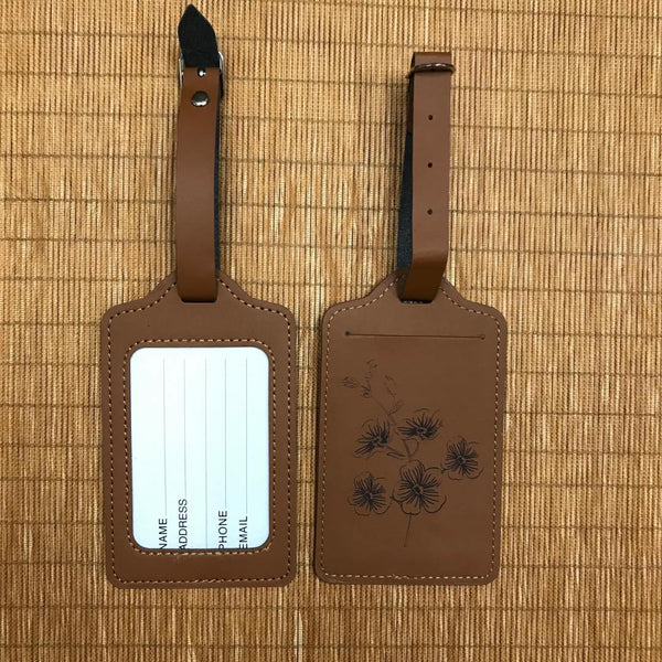 Custom PU Luggage Tag 30a