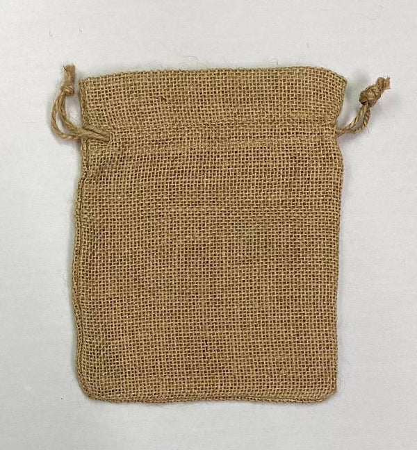 Custom Jute Drawstring Bag 201(16x20cm)