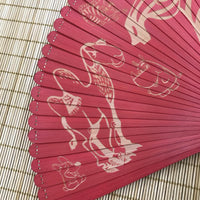 Custom Bamboo fan printing 01