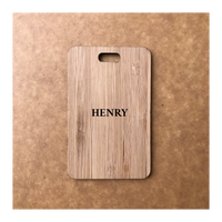 Custom Bamboo Luggage Tag 13