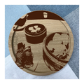 Custom Bamboo Coaster Printing 16