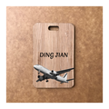 Custom Bamboo Luggage Tag 13