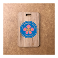 Custom Bamboo Luggage Tag 13