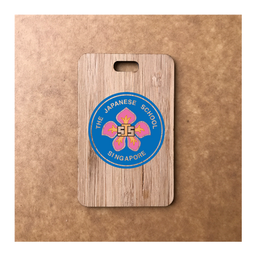 Custom Bamboo Luggage Tag 13