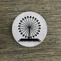 Custom Wood Fridge Magnet 01