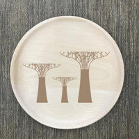 custom solid wood tray 01A(20x20cm)
