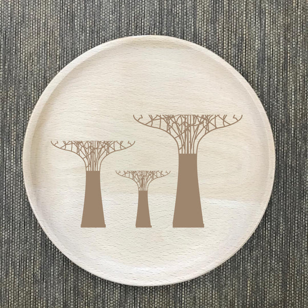 custom solid wood tray 01A(20x20cm)