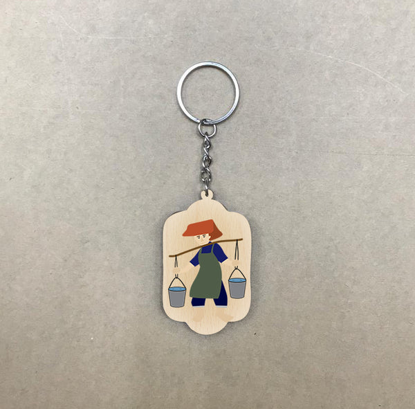 wooden keychain 01