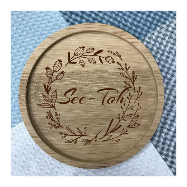 Custom Bamboo Coaster Printing 16