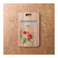 Custom Bamboo Luggage Tag 13