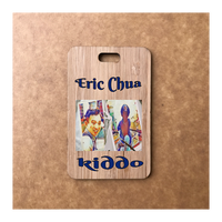 Custom Bamboo Luggage Tag 13