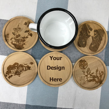 Custom Bamboo Coaster Printing 16
