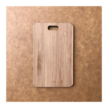 Custom Bamboo Luggage Tag 13