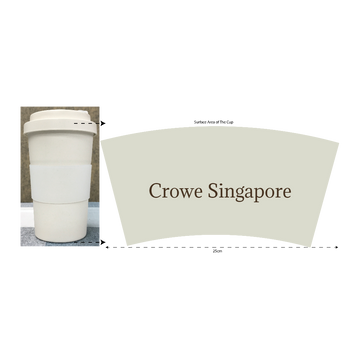 Bamboo fiber cup 02(420 ml, Engraved)