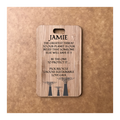 Custom Bamboo Luggage Tag 13