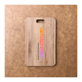 Custom Bamboo Luggage Tag 13