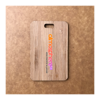 Custom Bamboo Luggage Tag 13